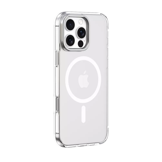 Devia - Snow MagSafe & Viewing Stand Case for iPhone 16 Pro Max - Clear