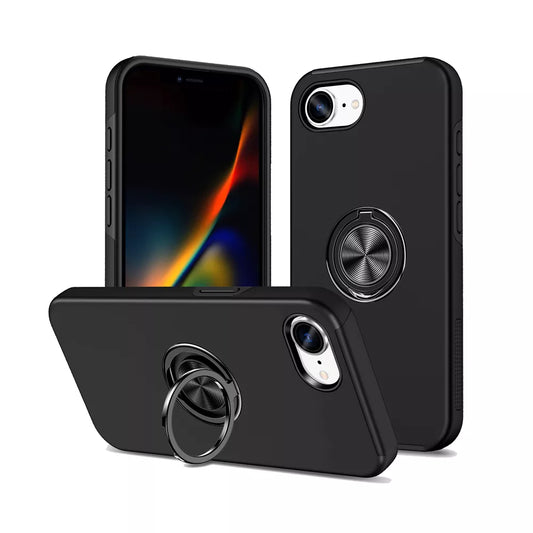 Xquisite Ring Armour Case for iPhone 16e - Black