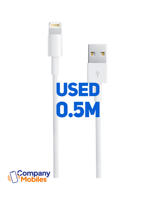 Apple Genuine USB-A to Lightning Charger Lead - 0.5M - USED