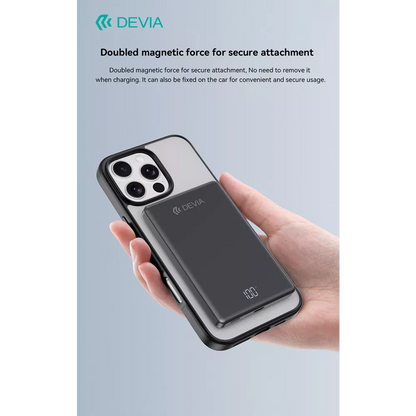 Devia - Delight MagSafe Viewing Stand & Silicone Ring Holder Case for iPhone 16 Pro Max - Black