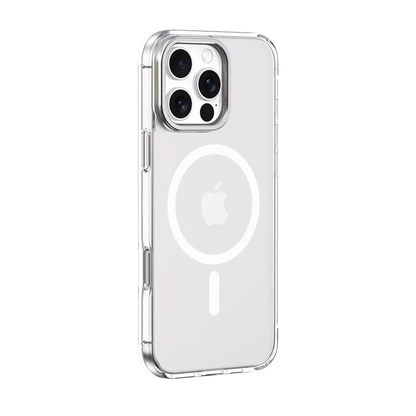 Devia - Snow MagSafe & Viewing Stand Case for iPhone 16 Pro Max - Clear