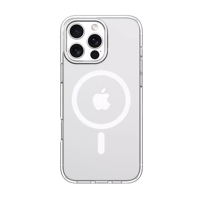 Devia - Snow MagSafe & Viewing Stand Case for iPhone 16 Pro Max - Clear