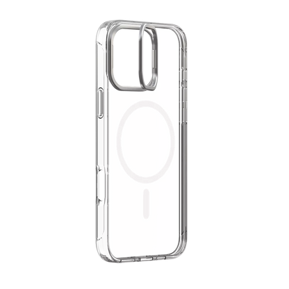 Devia - Snow MagSafe & Viewing Stand Case for iPhone 16 Pro Max - Clear