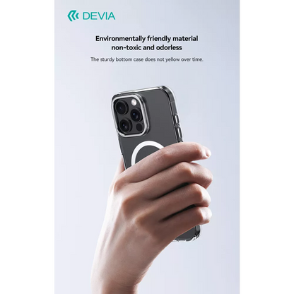 Devia - Snow MagSafe & Viewing Stand Case for iPhone 16 Pro Max - Clear