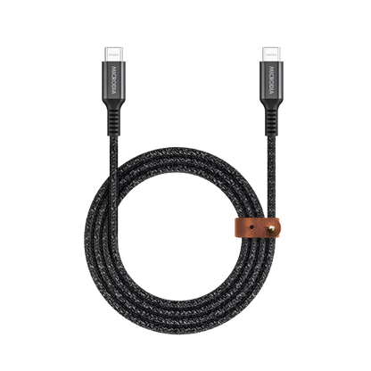 Microdia - Tweed - 1.3m - 60W USB-C to USB-C Cable - Charcoal