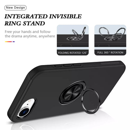 Xquisite Ring Armour Case for iPhone 16e - Black