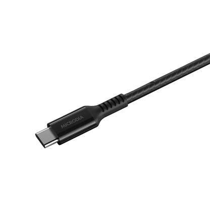 Microdia - Tweed - 1.3m - 60W USB-C to USB-C Cable - Charcoal