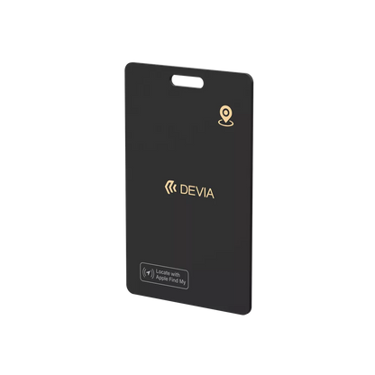 Devia - LiteTag Card MFI (Apple Approved) Find My Item Finder - Black