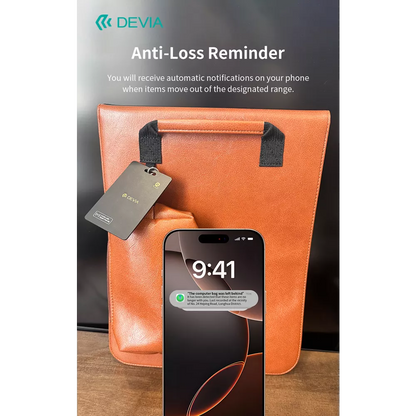 Devia - LiteTag Card MFI (Apple Approved) Find My Item Finder - Black
