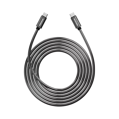 Microdia - ExeCable Steel - 1.3m - 60W USB-C to USB-C Cable
