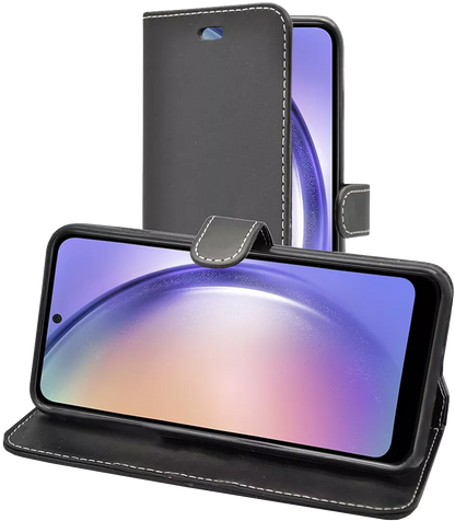 Wallet Flip Case Black For Samsung A54