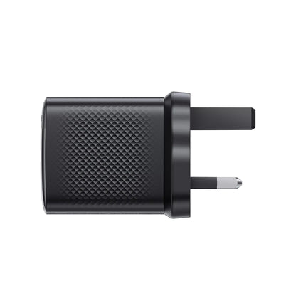 Acefast - 30W GaN USB-C Power Delivery 3-Pin UK Charging Plug - Black