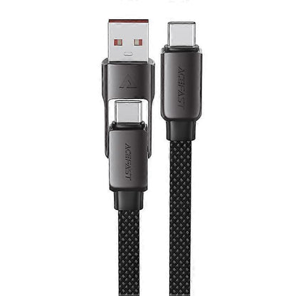 ACEFAST 1.2m USB-A / USB-C to USB-C 60W Charging Cable Data Sync Braided Cord
