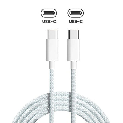 Genuine Apple Braided C-Type to C-Type - Used - Cleaned - 3 Foot