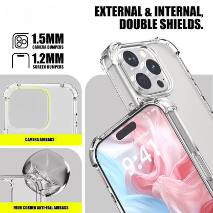 King Kong - Anti Burst Case for iPhone 16 Pro Max - Clear