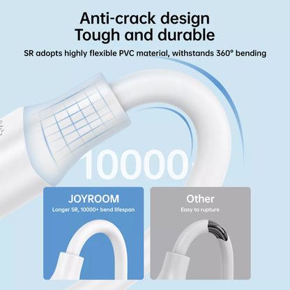 Joyroom - USB-A to Type-C - Fast Charging Data Cable White - 25cm
