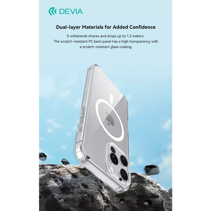 Devia - Pure MagSafe Case for iPhone 16 Pro Max - Clear