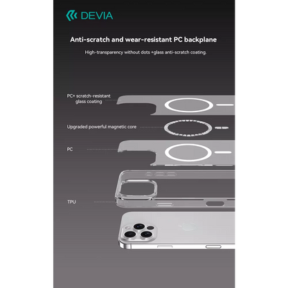 Devia - Pure MagSafe Case for iPhone 16 Pro Max - Clear