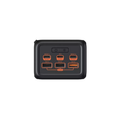 Veger - Tank Boost - 56,000mAh 130W Digital Display Powerbank & Torch - Black